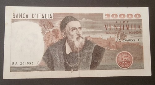 Ventimila 20000 lire tiziano - ventimila,