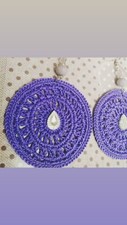 Orecchini uncinetto donna - orecchini,