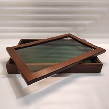 Wooden and glass display for