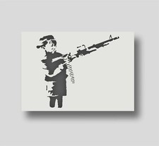 Banksy Boy con pistola a