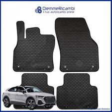 TAPPETI - TAPPETINI IN GOMMA 3D TPE NERI PER AUDI Q3 Sportback F3B dal 2018 ->