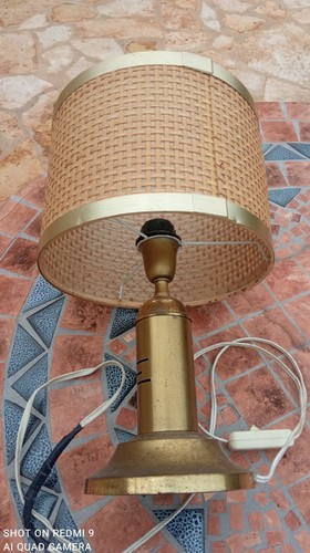Lampada vintage ottone - ottone, con