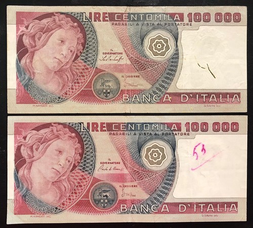 Italy 100000 lire primavera - italy,