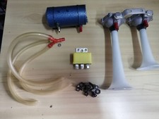 Trombe elettropneumatiche 6 volt unus free way auto d'epoca Maggiolino NUOVE 