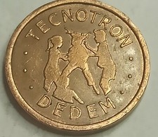 Moneta gettone Tecnotron Dedem vintage
