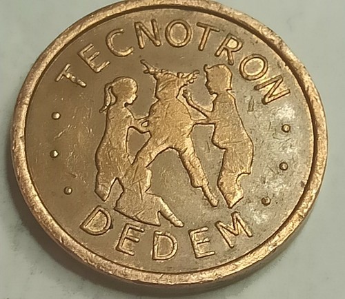 Moneta gettone tecnotron dedem - moneta,