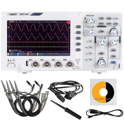 Owon sds1104 oscilloscopio - owon,