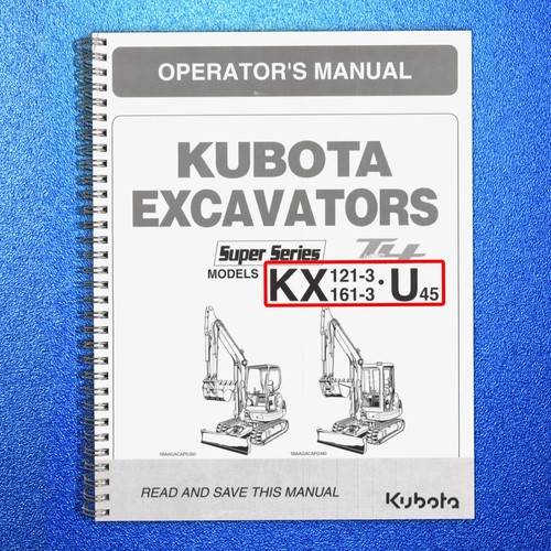 Kubota kx121 kx161 u45 - kubota, kx161-3