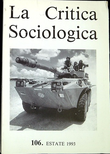 Critica sociologica 106 - sociologica,