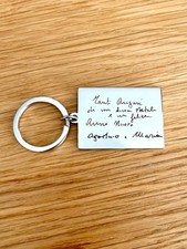 Portachiavi con incisione di