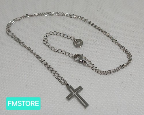 Collana con ciondolo croce - , in