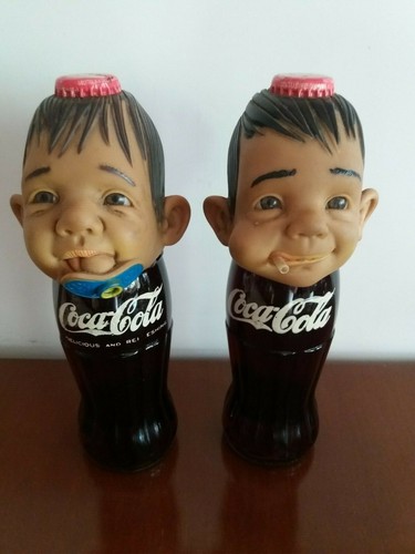 Coppia bottiglie coca - , cola