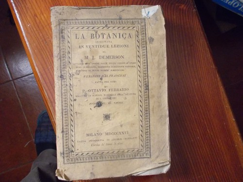 Botanica insegnata in - la,