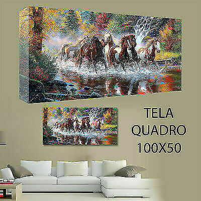 Quadri moderni tela 100x50 - tela,