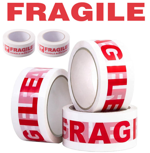 Nastro pacchi fragile stampato - nastro,