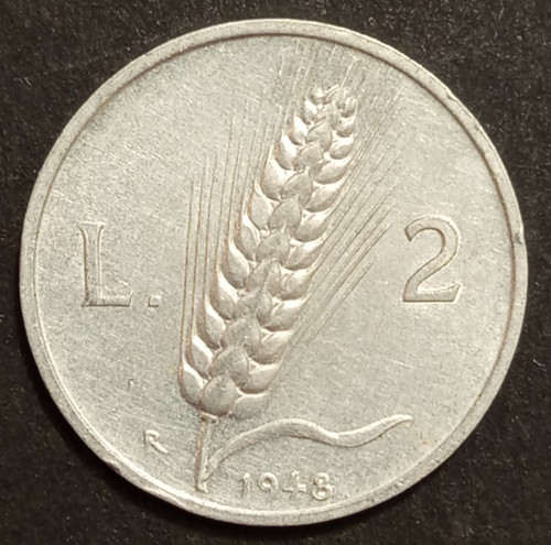 Italia lire spiga - 2, 1948