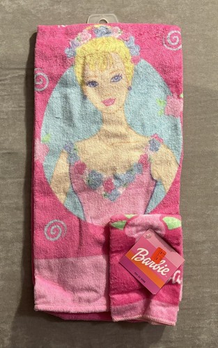Asciugamano salvietta barbie - asciugamano,
