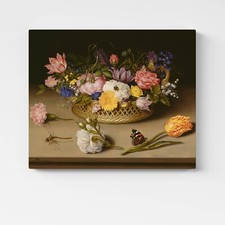 Quadro Natura Morta con Fiori di Ambrosius Bosschaert |Q1215| Stampa Artistica
