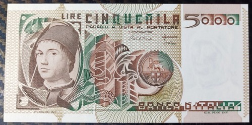 5000 lire antonello da - lire,