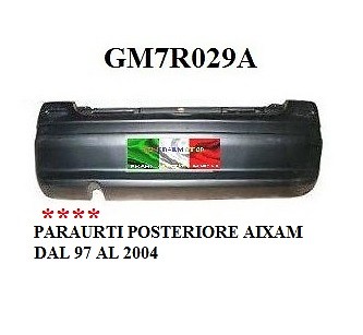 Paraurti posteriore aixam dal - posteriore,