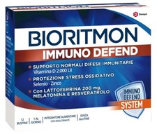 Dompé Bioritmon - Immuno Defend Integratore Alimentare, 12 Bustine