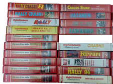 vhs Rally videocassette Mondocorse Auto Corse Piloti Crash Ferrari Formula 1