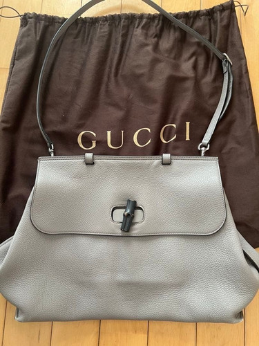 Borsa tracolla gucci - a, bamboo