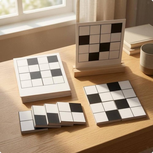 Gioco incastro bianco e - di,