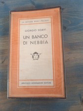 UN BANCO DI NEBBIA GIORGIO SOAVI MEDUSA I ED MONDADORI 1955 AUTOGRAFATO-Z13