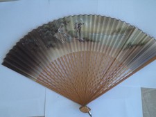 ANTICO VENTAGLIO IN LEGNO E