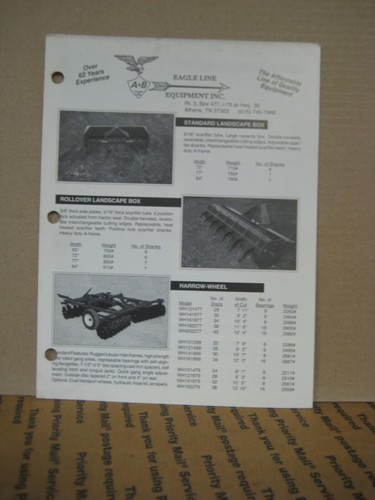 Erpice brochure vintage