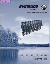 2010 Evinrude E-tec 115 130