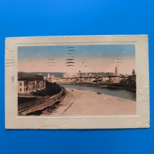 VERONA PANORAMA DAL PONTE SCALIGERO VIAGGIATA NEL 1926 – CARTOLINA D’EPOCA A COL