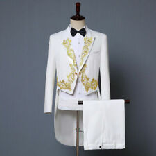 Uomo Ricamato Peak Lapel