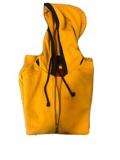 FELPA CON CAPPUCCIO Zip  CLAYTON Blu