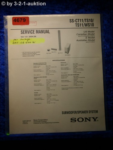 Sony service manual - sony,