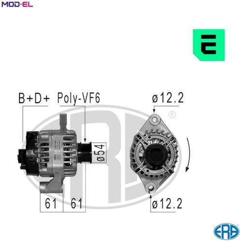 Alternatore 210854a per alfa - alternatore,