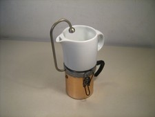 Vecchia e Rara Caffettiera da 6 Tazze, Alluminio, made in Italy, fine anni '50.