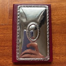 Rubrica Agenda in Pelle Rosso