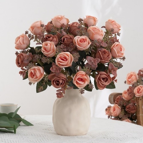 Bouquet rose artificiali in - artificiali,