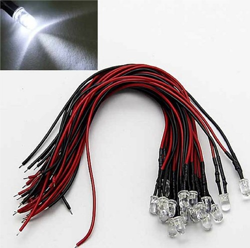 Diodi led 5mm - diodi, bianco