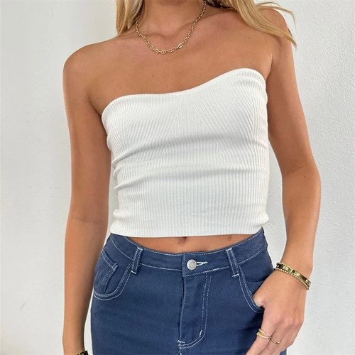 Donna fascia top corto - s-xl,