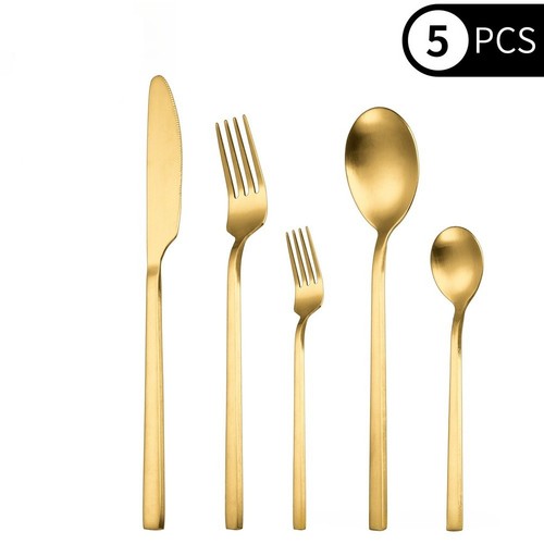 Set posate bistecca acciaio - set,