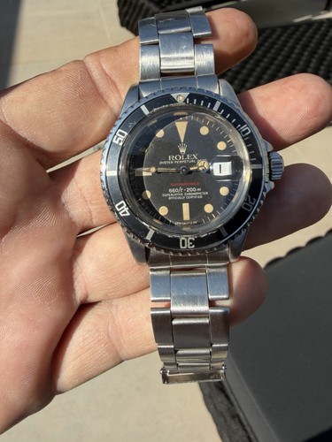 Rolex vintage 1973 red - vintage,