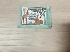 Bustina figurine PANINI ANIMALI DI TUTTO IL MONDO 1965 -sigillata- originale