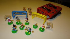 disney pupazzetti calciatori anni 2000 - con due porte - più borsina