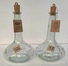 Coppia Decanter vetro Bornioli