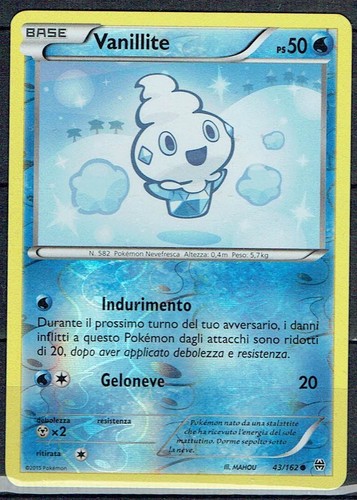 Carta pokemon vanillite - pokemon,