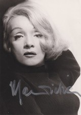 MARLENE DIETRICH autografo