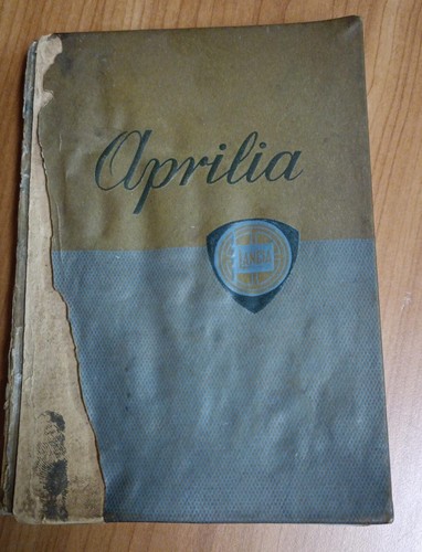 Lancia aprilia 1937 libretto - lancia,